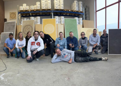 Workshop fuer Stucco Veneziano Marmorino Betonoptik schablonen 1